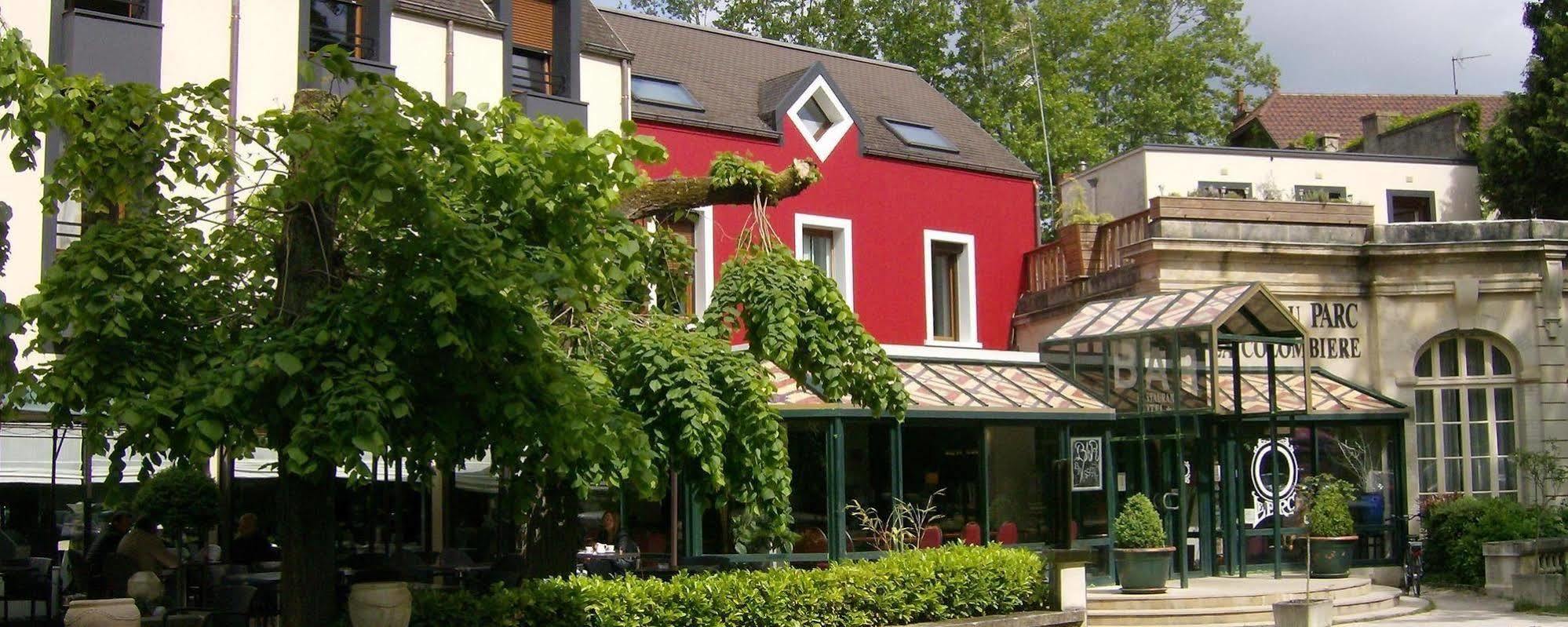 Hotel Restaurant Du Parc De La Colombiere Dijon Eksteriør billede